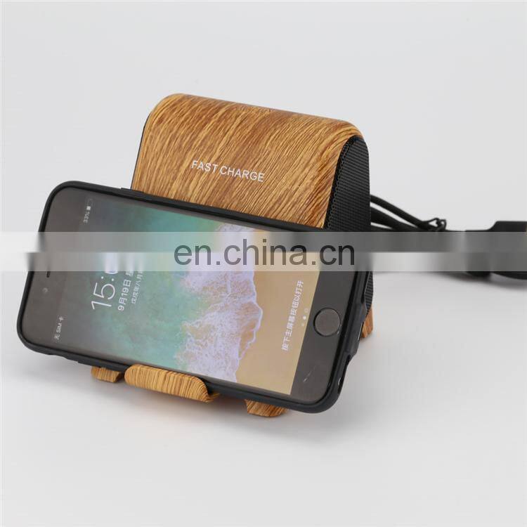 Induction Speaker with Qi Wireless Charger Charging Pad Dock Stand 5W Quick Charge Speaker