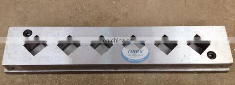 Customize 100mm Cube Six Gang Steel Mortar Test Moulds