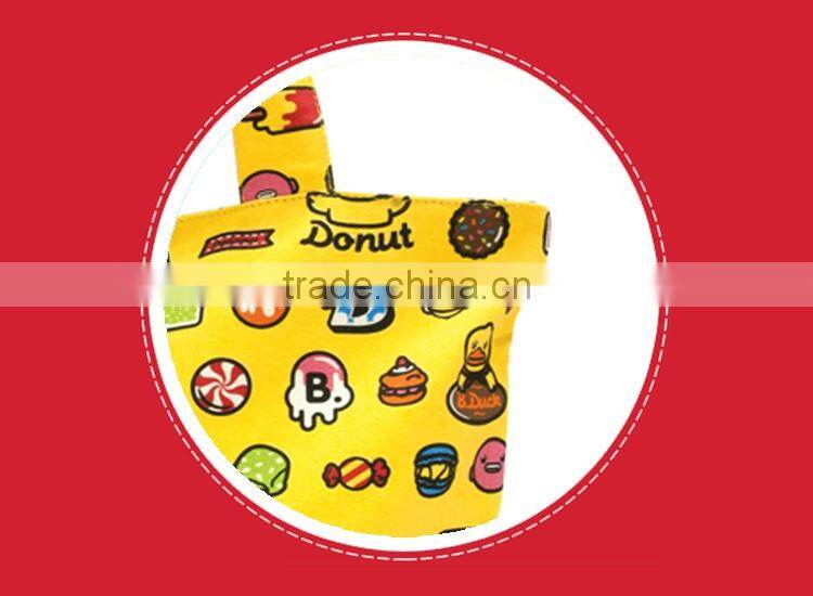 Fashion canvas felt wide strap handbags shoulder bag big size for ladies