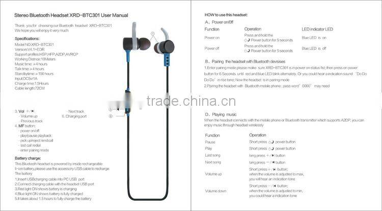 2015 silent disco headphone with bluetooth function