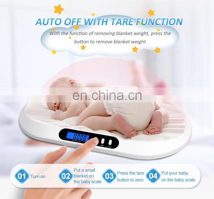 Smart Digital Weighing Scales 20Kg Digital Blue Tooth Baby Infant Weighing Scale