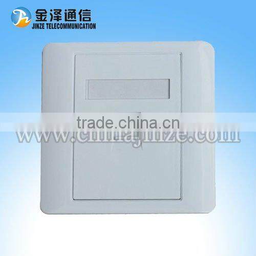 shielded cat5e surface jack with single port