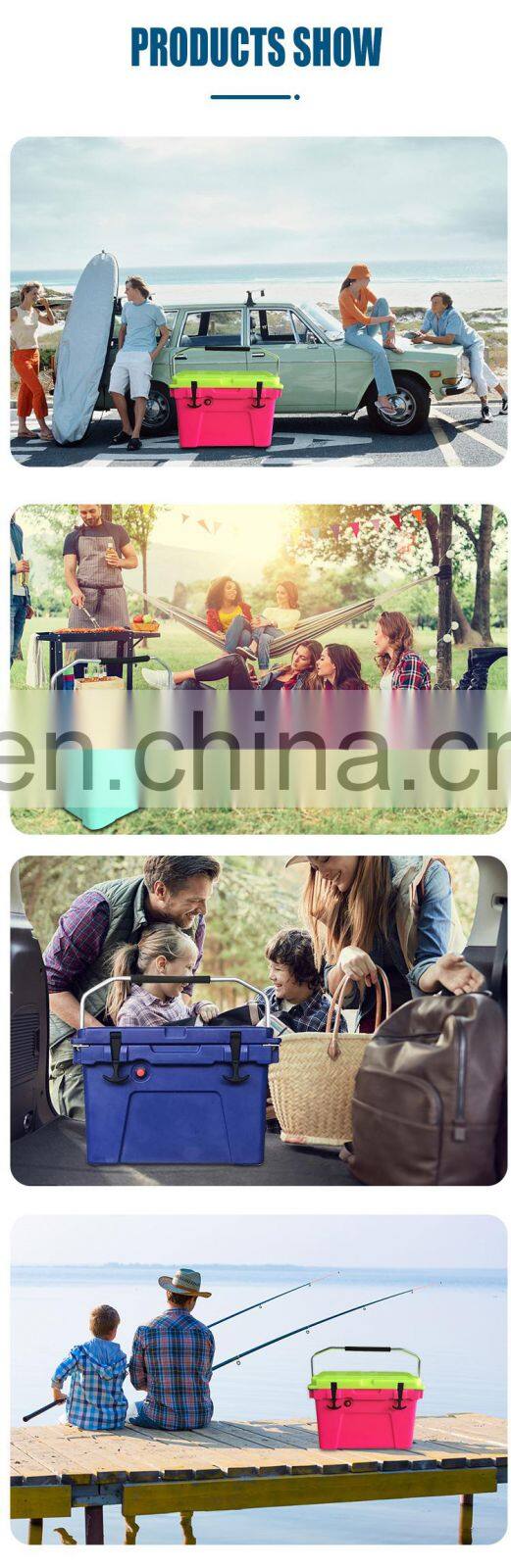 portable hiking camping modern travel sample outdoor modern sample camping cooler box travel fishing box ice chest small 20qt