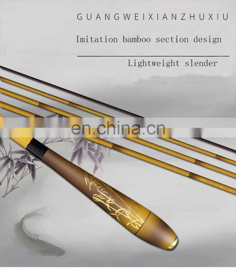 Best brand fishing rod Super Hard and light carbon fiber glass carp fresh water fishing tackle rods vara De pesca