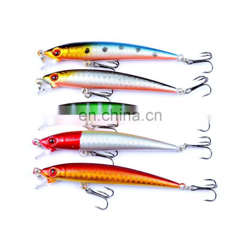 9cmFloating lure bait plastic hard bait6gTopmouth Culter bass bait Wholesale Suspending jerkbait fishing artificial minnow