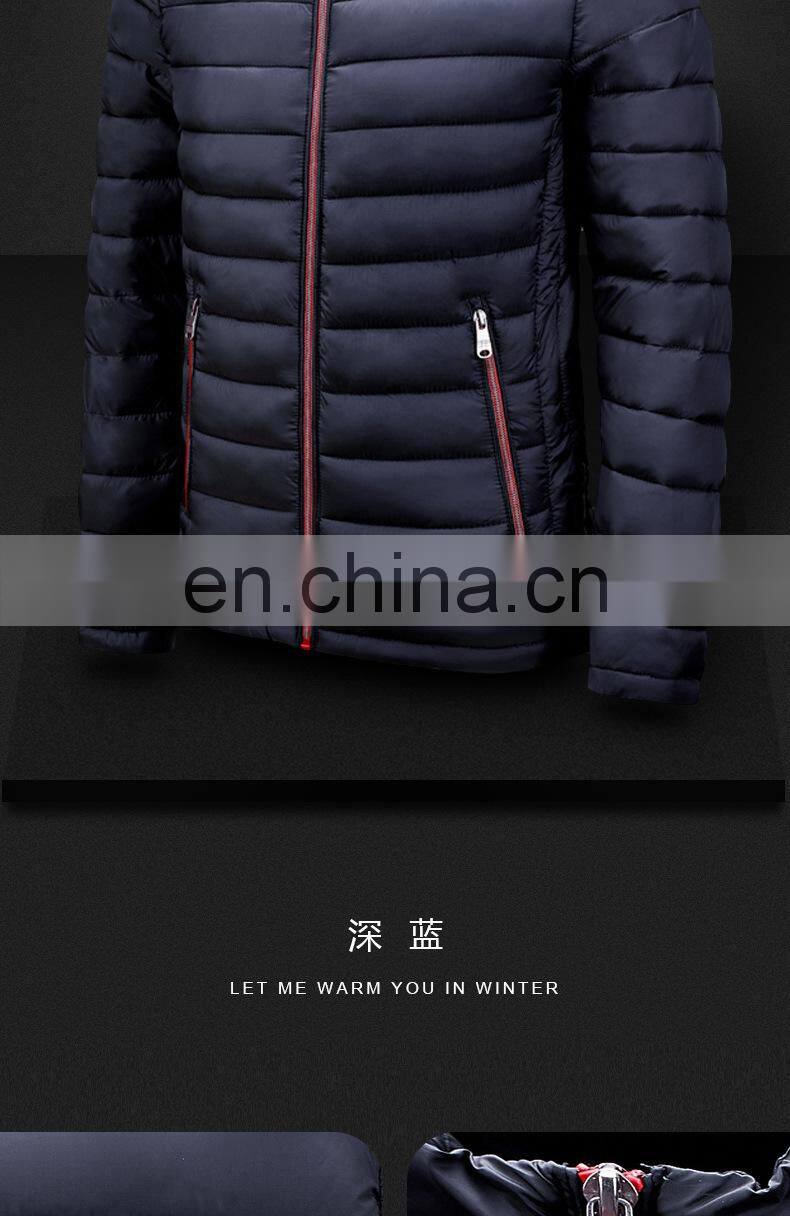 2021 autumn and winter men's cotton-padded jacket casual cotton-padded jacket men's padded cotton-padded bread  bubble coat