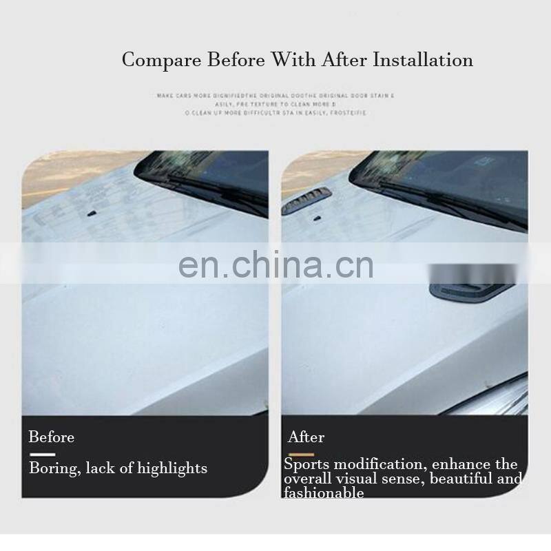 HongHang Car Accessories Universal Type Body Parts, Engine Hood Bonnet Air Outlet Leaf Board For All Cars