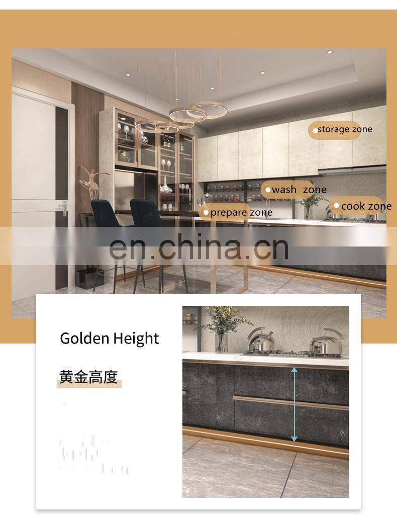 Solid Wood Kitchen Cabinets Furniture Modular Kitchen Cabinets Made In China