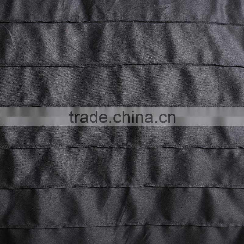 Black and white 100% cotton luxury embroidered hotel bedding set professional commercial bed linen