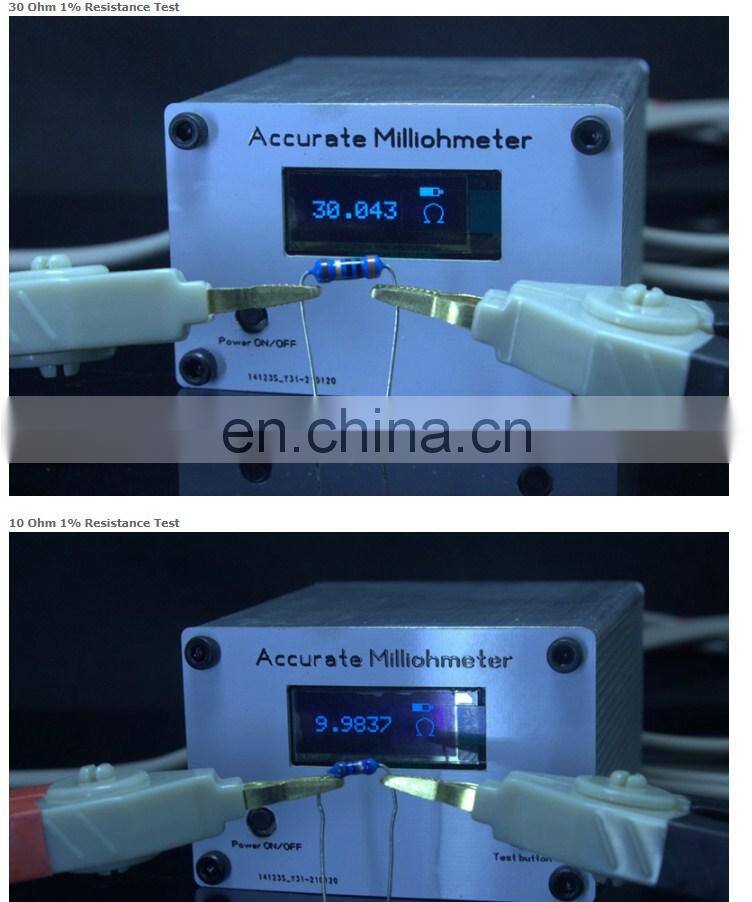 High-Precision Resistance Tester Milliohm Meter Accurate Milliohmmeter With USB Charging