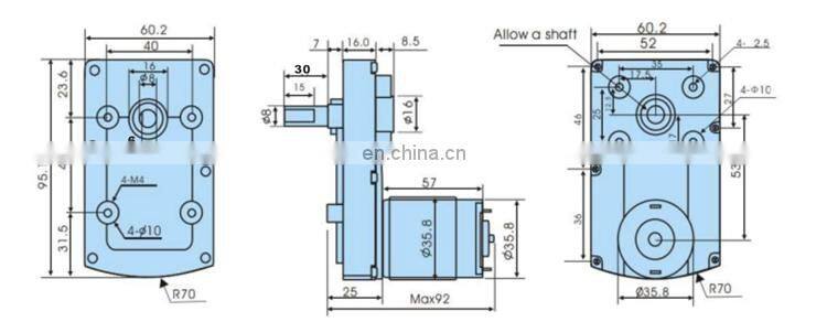 ASME-MRB High Torque Servo DC12-24V 380kg.cm 360 Degree Non-Contact Magnetically Encoded Servo