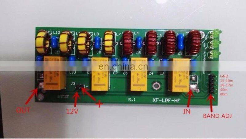 Unassembled 3.5MHz-30MHz HF Low Pass Filter LPF Kit 100W For Shortwave Radios