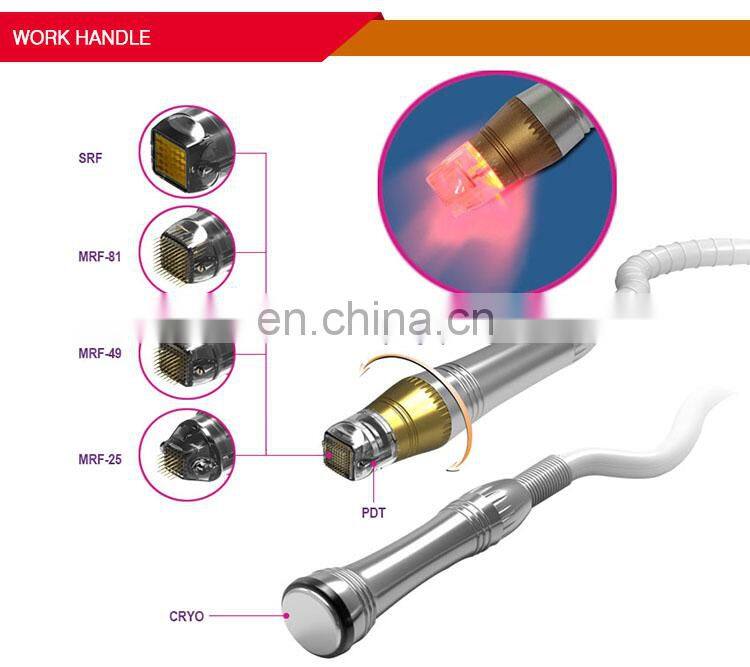 touch screen fractional rf microneedle non invasive facial treatment radio frequency best rf skin tightening face lifting cryo
