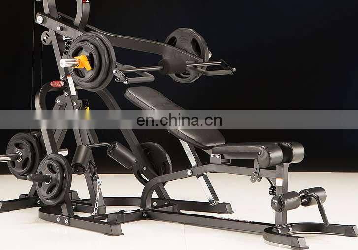 Squat rack bench press rack barbell set household male multi functional weight lifting bed free frame gantry integrated bracket