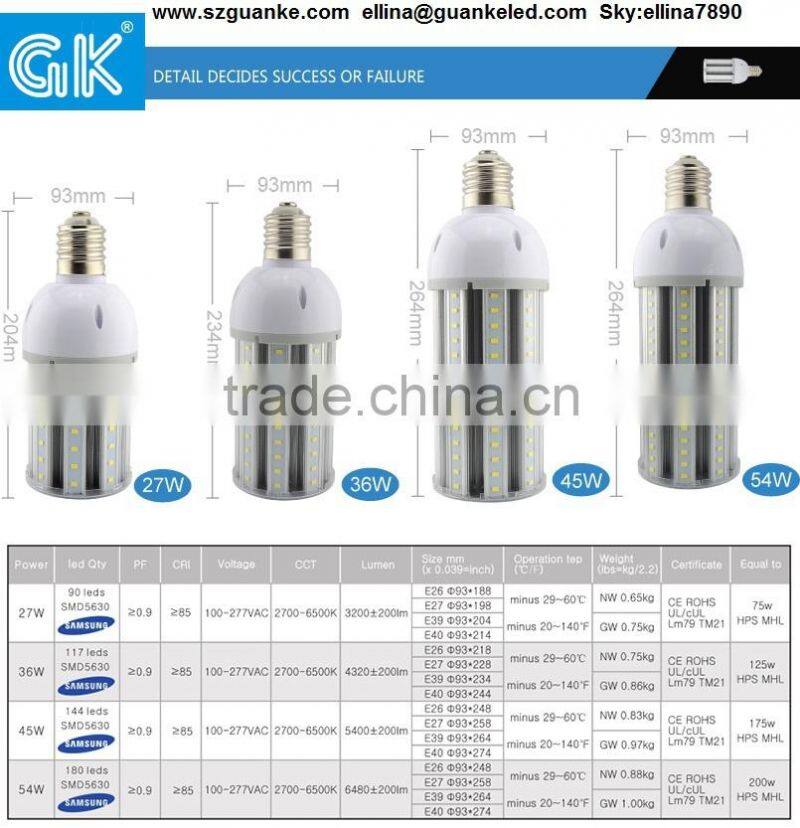 UL 347V LED street light 5 years warranty 50w led solar street light led courtyard street light