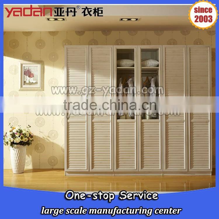 modern bedroom furniture customized wooden clothes wardrobe for sale