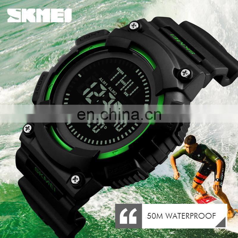 skmei 1259 latest watches compass sport 5atm multifunction digital watch