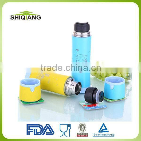 500ml stainless steel insulated vacuum bottle with color