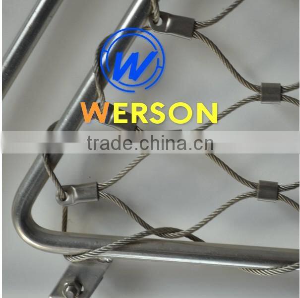 stainless mesh Webnet infill panel for balustrade, Green Walls | generalmesh