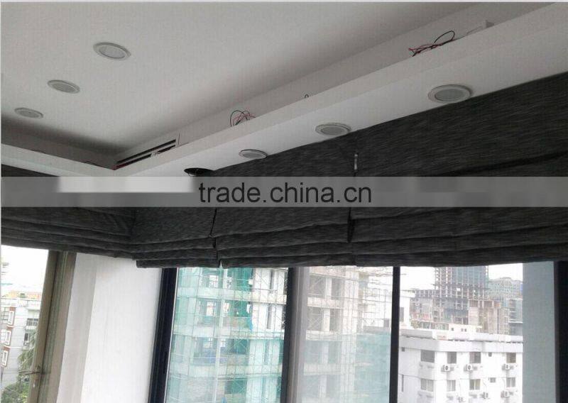 European style roman blinds mechanism/ Motorized operate roman blinds with remote control
