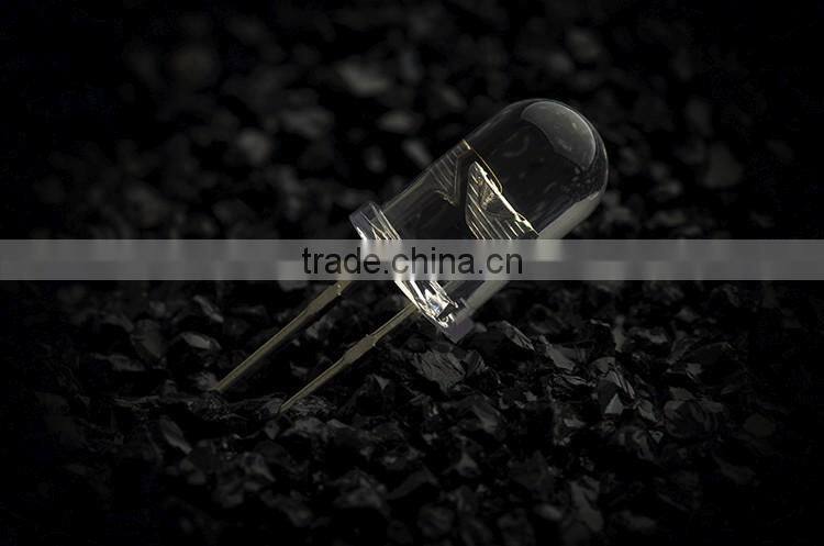 Straw Hat 5mm LED uv light source with 0.06W and 365nm for torch light