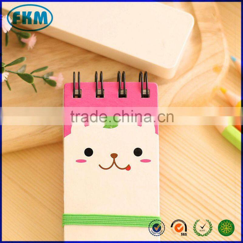 Customized Fill Color Cartoon Book Mini Small Cute School Exercise Diary