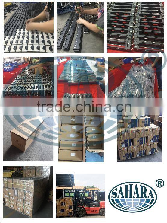 FD-9000H China high quality separate panel special design frameless folding glass door