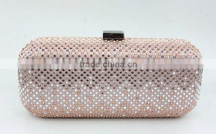 popular ladies good quality custom satin bags fabric evening bags wholesale