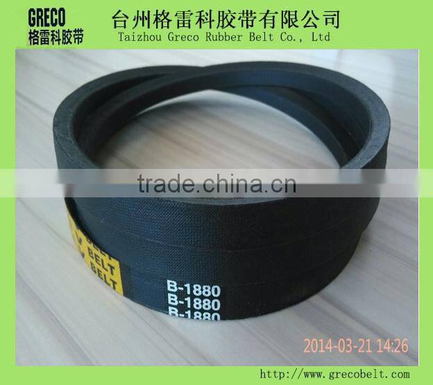 High quality triangle v belt rubber v belt