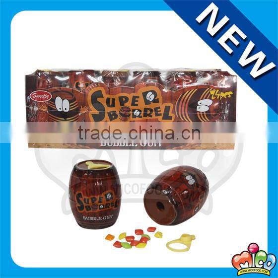 mini wine bucket bubble gum super barrel bubble gum