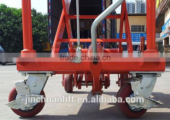 High quality mobile scissor lift platform /mini scissor lift table/manual scissor lift platform SPS150