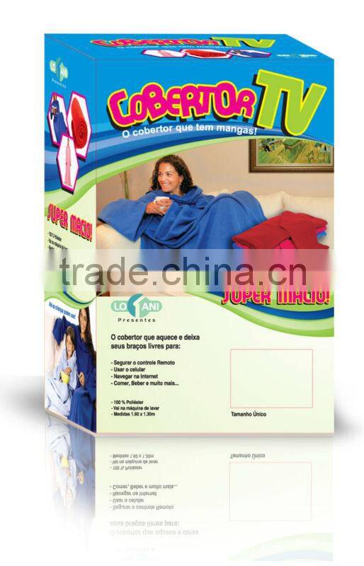 Polar fleece TV blanket