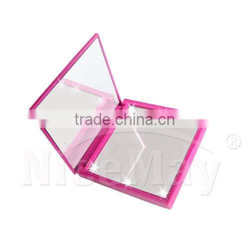 make up mirror with led light/lighted handheld mirror/mirror with light bulbs