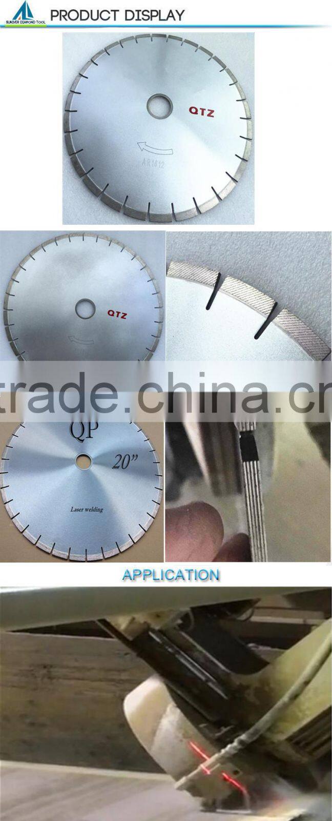 Best quality diamond circular cutting saw blade for nature quartzite