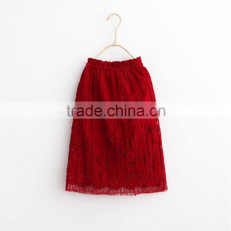 605129 Korean fashion lace decorative flower girls tutu skirts