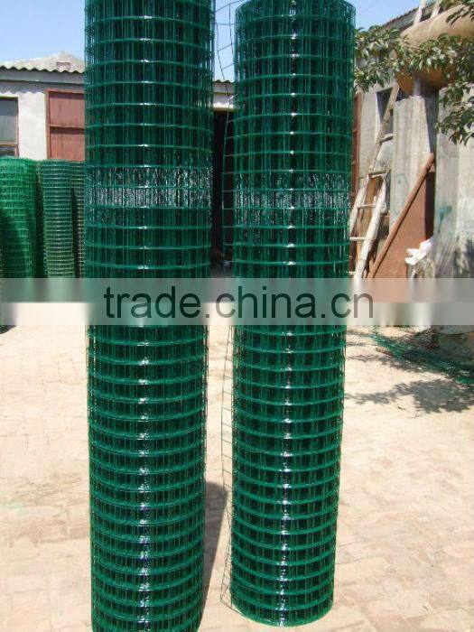 High quality 6x6 concrete galvanised 1" welded wire mesh fence panel in 16 guage