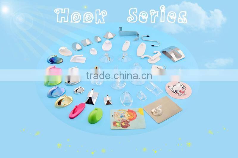 adhesive metal small wall hooks/adhesive hangers/ metal hanger / adhesive permanent hooks