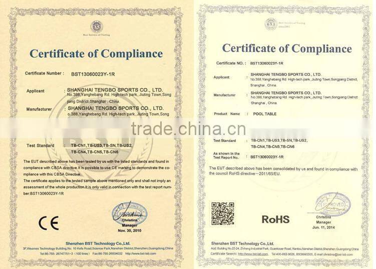 2015 The most popular classic Sports Table Game 9ft auto matic mahjong table