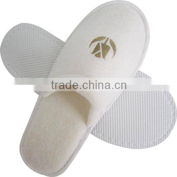 N93 2015 Soft feeling wholesale cotton velvet hotel slippers manufacturer
