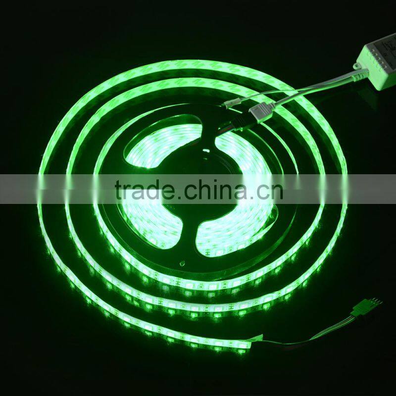 HOT Sales !!! SMD 5050 waterproof 150leds/5 meters 300 leds/ 5 meters led controller flexible RGB led strip