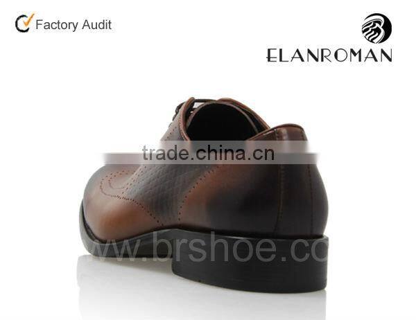 Hot selling pointed toe leather men dress shoes