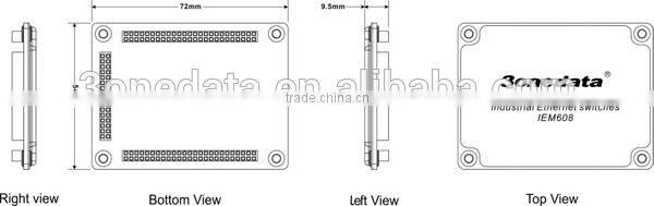 8 ports Embedded Industrial Ethernet Switch Core Module