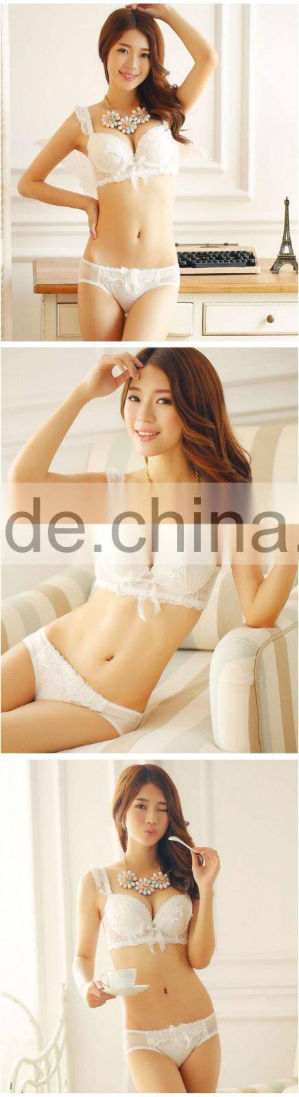 White Cotton Padding Ecology Bra Wholesale
