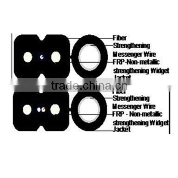 outdoor FRP member fiber convertor GJYXFCH ftth drop fiber optic cable