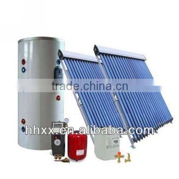 split pressurized heat pipe solar water heater for bathroom