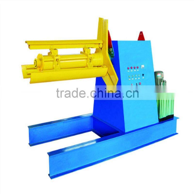Cheap Price for Glazed tile roll forming machine with decoiler machine