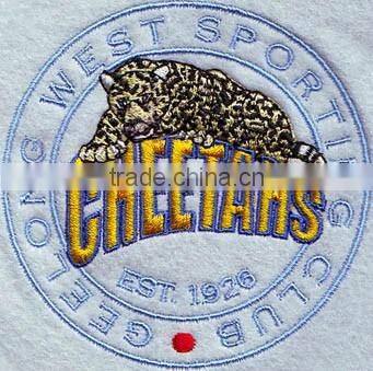 Fashion shield jeans 100% embroidery patches of clothing accessories