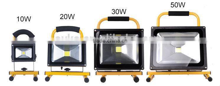 Rechargeable Flood Light Portable LED Flood light Durable Waterproof Emergency Light Trouble lamp Stand for Car Travel