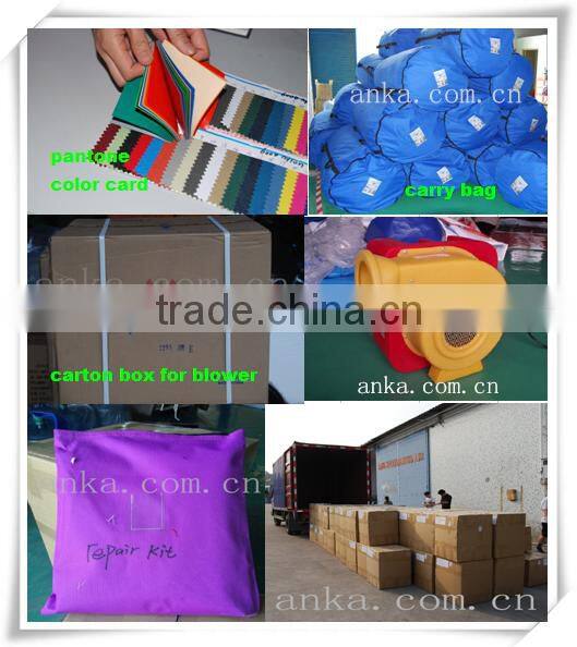 5m high inflatable mobile paint booth for advertisement
