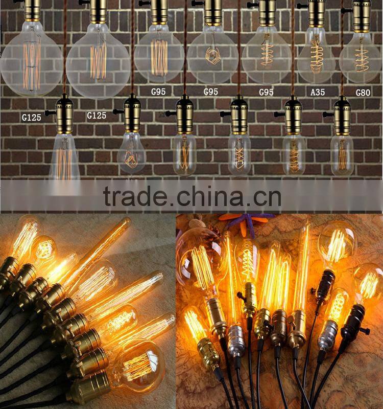 A19 G80 antique vintage edison bulbs 60w